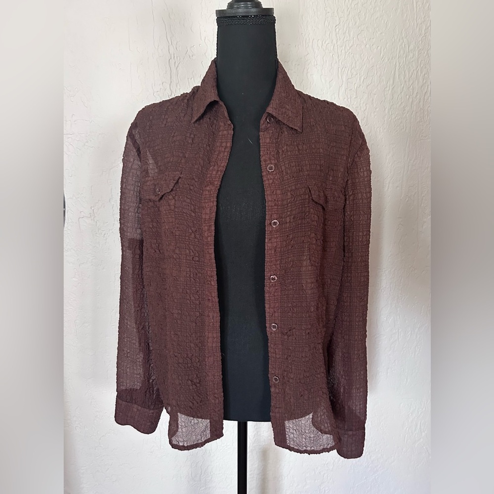 Sheer Button up